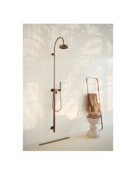 Paradyż Monpelli White cegiełka struktura wklęsła C połysk 6,5x29,8 gat.1