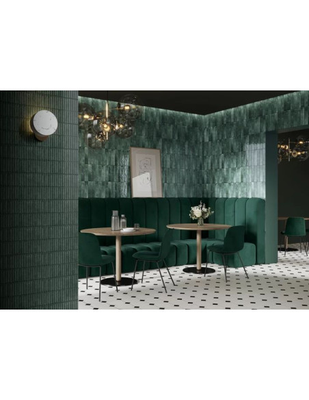 Paradyż Monpelli Emerald mix cegiełka struktura połysk 6,5x29,8 gat.1