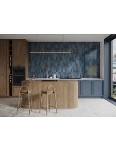 Paradyż Monpelli Navy mix cegiełka struktura połysk 6,5x29,8 gat.1