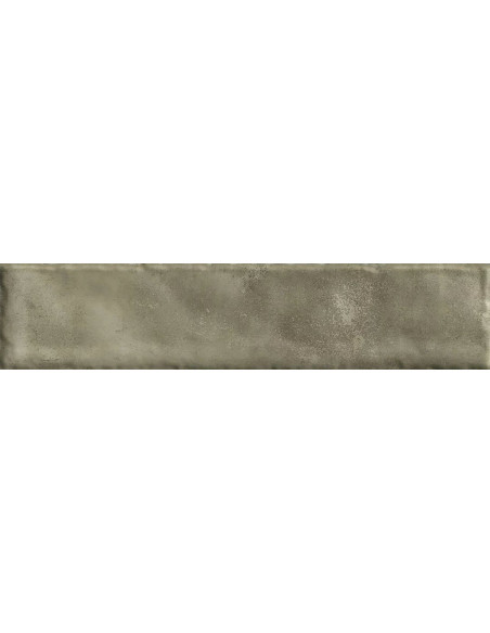 Paradyż Monpelli Olive mix cegiełka struktura połysk 6,5x29,8 gat.1