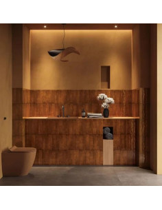 Paradyż Monpelli Terra mix cegiełka struktura połysk 6,5x29,8 gat.1