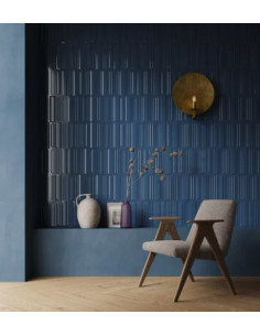 Paradyż Monpelli Navy cegiełka struktura wklęsła C połysk 6,5x29,8 gat.1