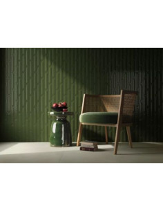 Paradyż Monpelli Olive cegiełka struktura połysk 6,5x29,8 gat.1