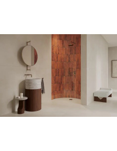 Paradyż Monpelli Wine mix cegiełka struktura połysk 6,5x29,8 gat.1