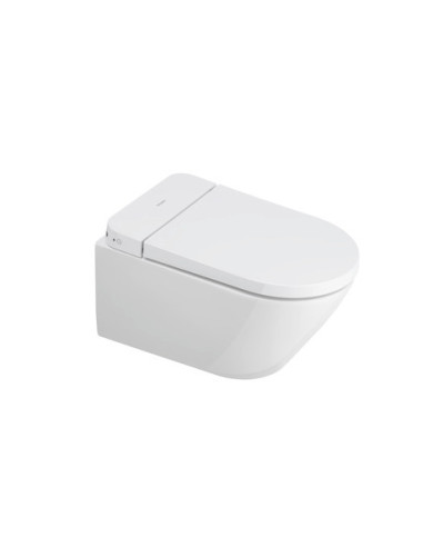 Duravit SensoWash D-Neo toaleta myjąca 58x37,5cm z deską biały komplet 654000012004300