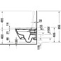 Duravit SensoWash D-Neo toaleta myjąca 58x37,5cm z deską biały komplet 654000012004300