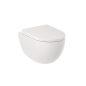 Kludi Resa D Zestaw miska WC 52x36.5 z deską biały komplet 24WCSET43