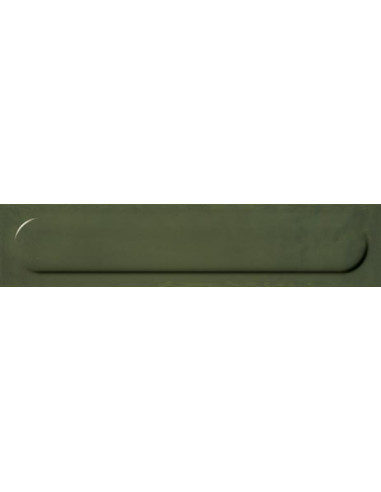 Paradyż Monpelli Olive cegiełka struktura wypukła B połysk 6,5x29,8 gat.1