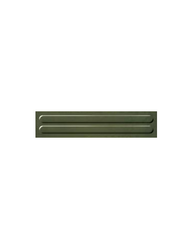 Paradyż Monpelli Olive cegiełka struktura wypukła D połysk 6,5x29,8 gat.1