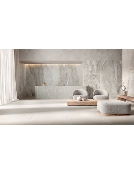 Tubądzin Holiday Stone Beige sat STR Maciej Zień 119,8x119,8 Gat.1