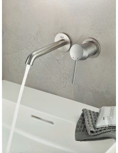 GROHE ESSENCE DWUOTWOROWA BATERIA UMYWALKOWA PODTYNKOWA CHROM
