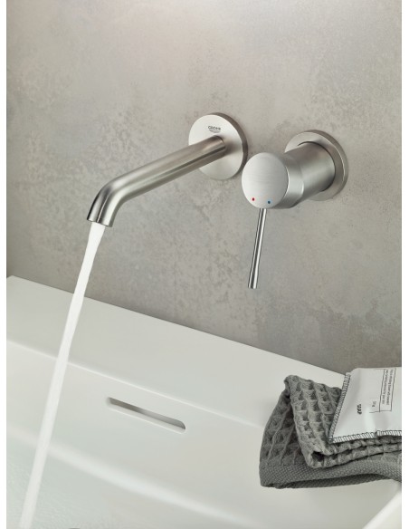 GROHE ESSENCE DWUOTWOROWA BATERIA UMYWALKOWA PODTYNKOWA CHROM