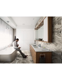 IMOLA THE ROOM BLACK DAHLIA MAT 120X120 BLA DA6 120 RM GAT.1