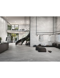 CERAMICA LIMONE BABILON GREY PÓŁPOLER 90X90 GAT.1