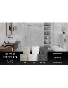 CERAMICA LIMONE ESTELLO GREY 59,7X59,7 GAT.1